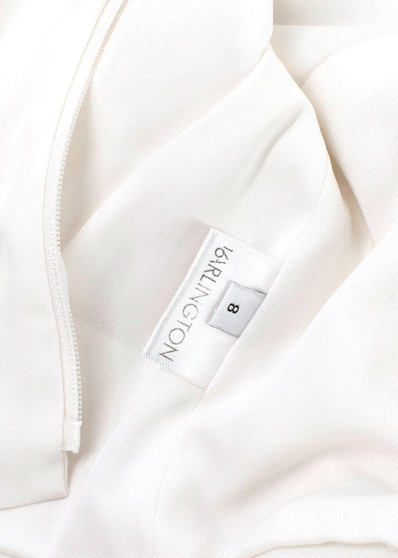 16Arlington White Long Sleeve Bow Tie Blouse