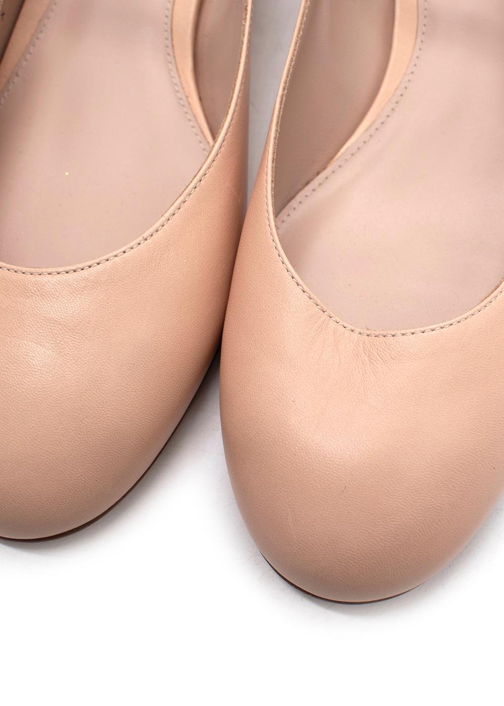 Stuart Weitzman Nude Jane Ankle Strap Pump