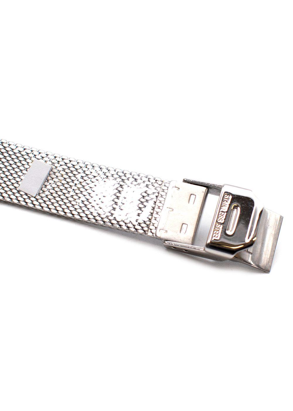 Fendi Palazzo Diamond Marker Mesh Strap Watch