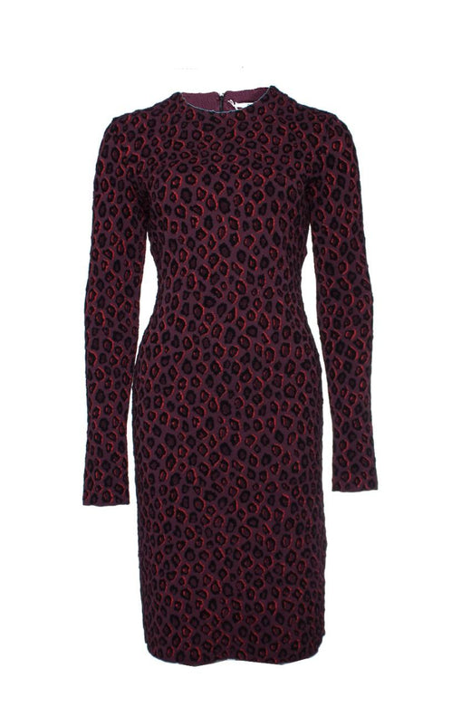 Givenchy Leopard print-jacquard midi dress