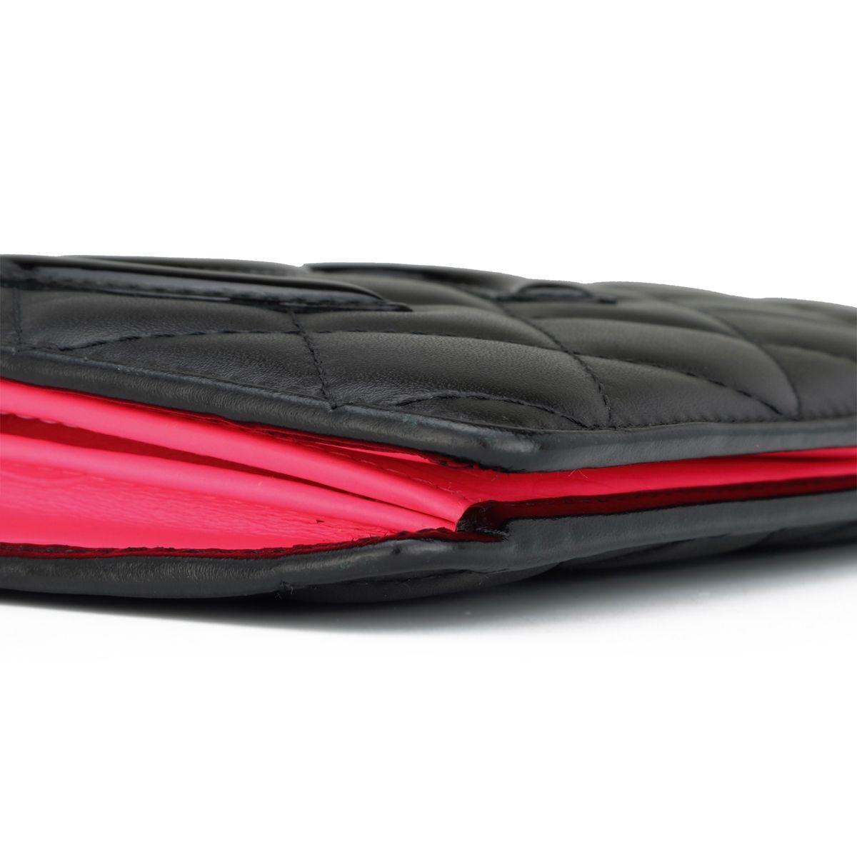 Chanel Black Cambon Long Flap Wallet