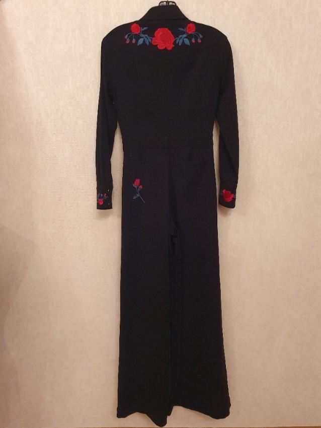 Adam Selman Floral Embroidered Jumpsuit