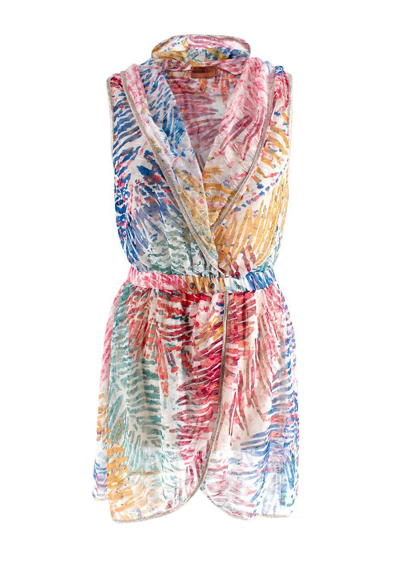 Missoni Mare Print Beach Mini Dress