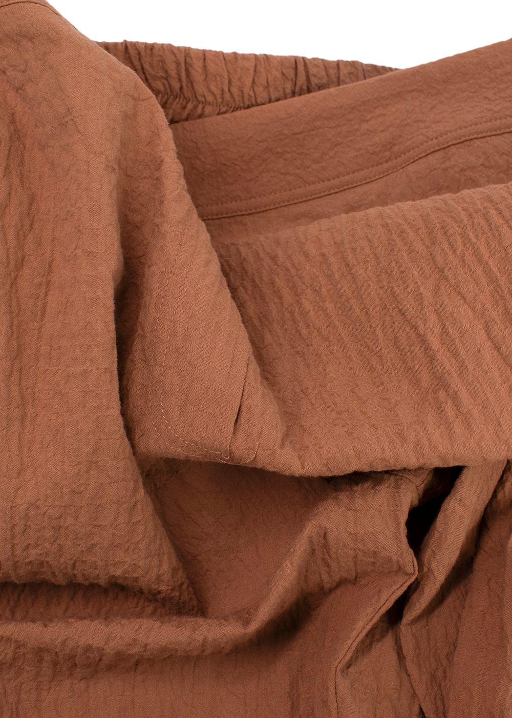 Momoni Burnt Orange Linen Trousers