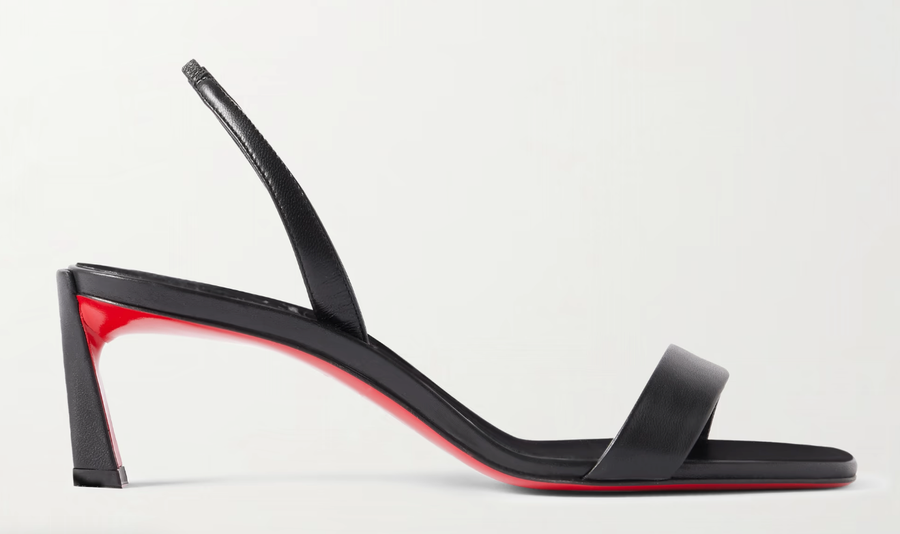 Christian Louboutin Slingback Sandals (O Condora 55) - 39 Black