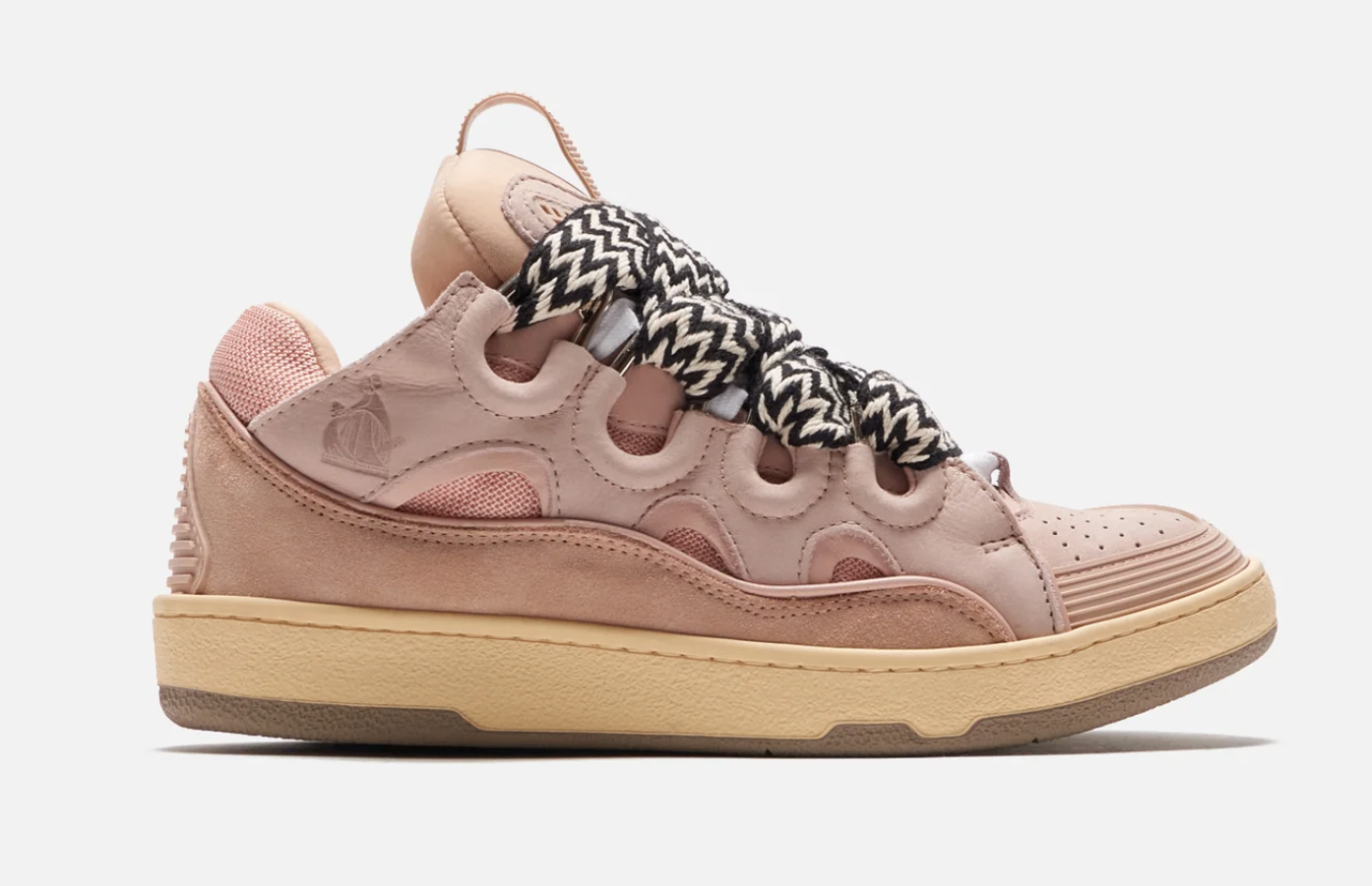Lanvin Pink Curb Sneakers  - 37