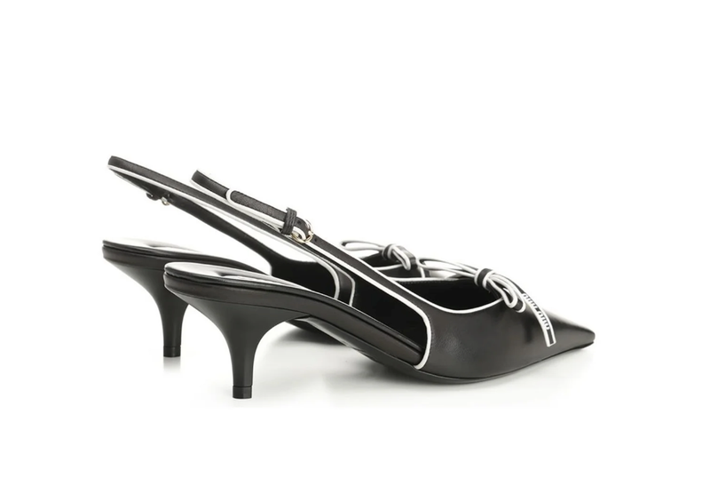 Miu Miu Heeled Shoes 37.5 Black