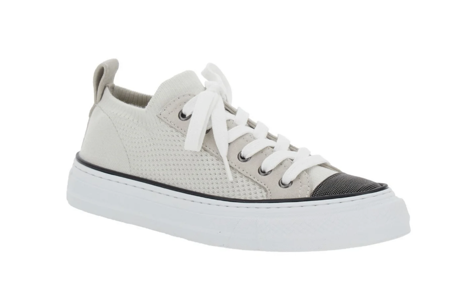 Brunello Cucinelli Sneakers 37 Beige and Grey