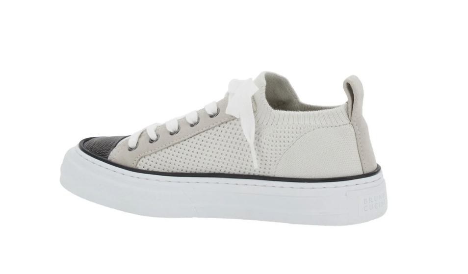 Brunello Cucinelli Sneakers 36 Beige and Grey