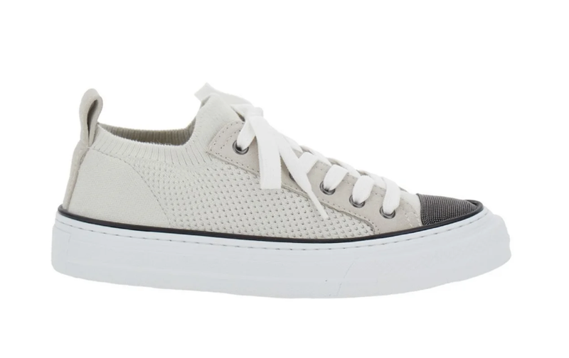 Brunello Cucinelli Sneakers 37 Beige and Grey
