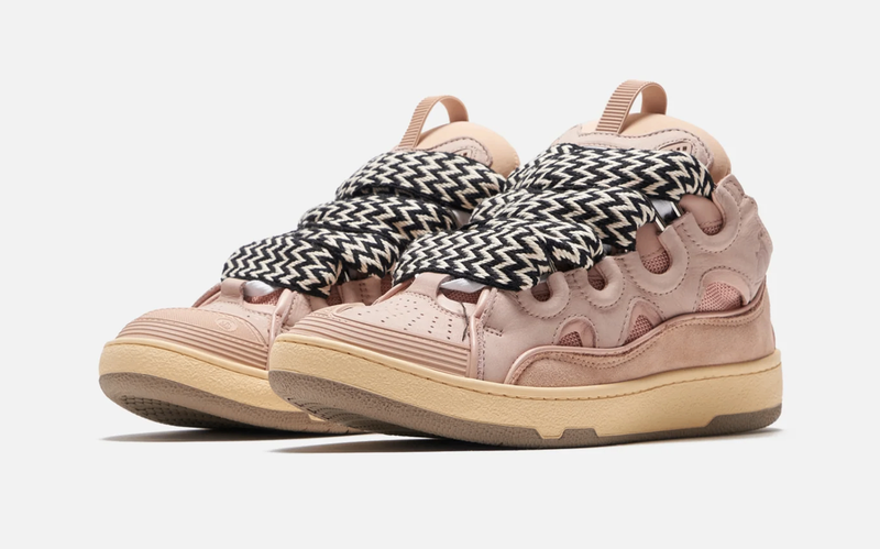 Lanvin Pink Curb Sneakers  - 37