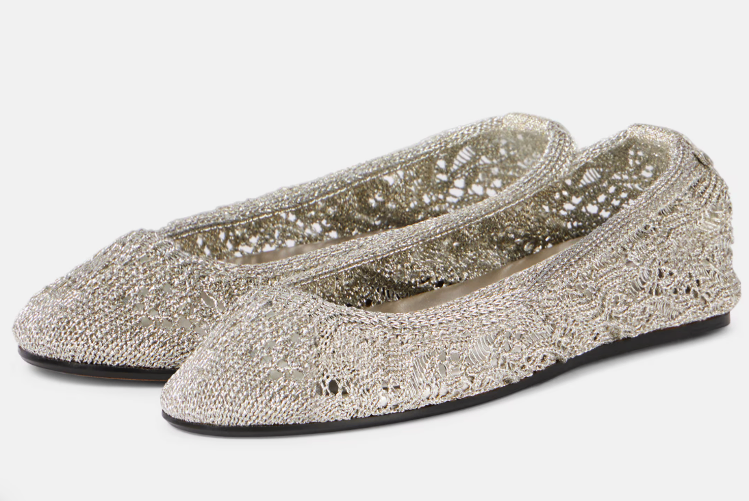 Isabel Marant Belna Crochet Ballet Flats