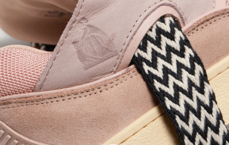 Lanvin Pink Curb Sneakers  - 37