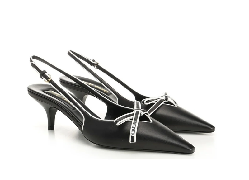 Miu Miu Heeled Shoes 37.5 Black