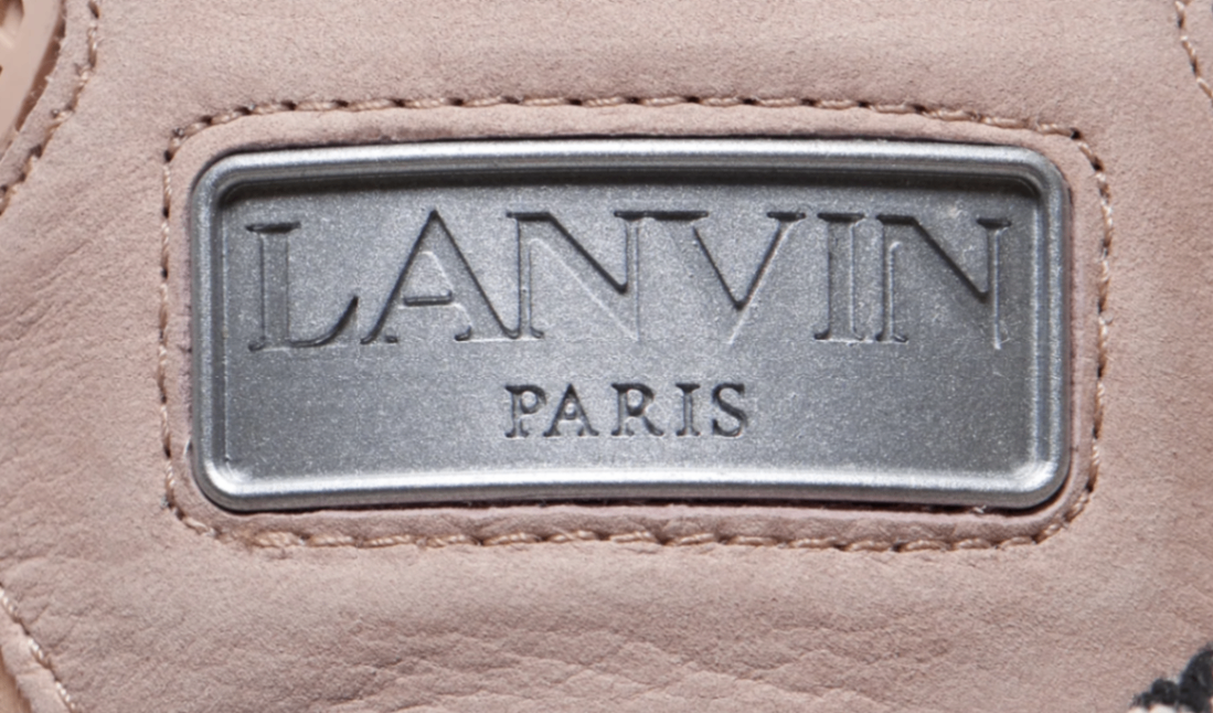 Lanvin Pink Curb Sneakers  - 37