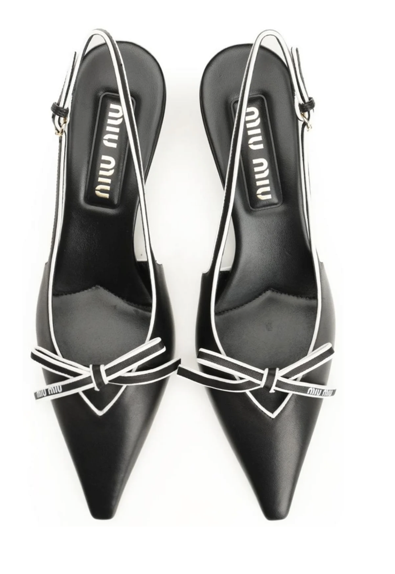 Miu Miu Heeled Shoes 37.5 Black