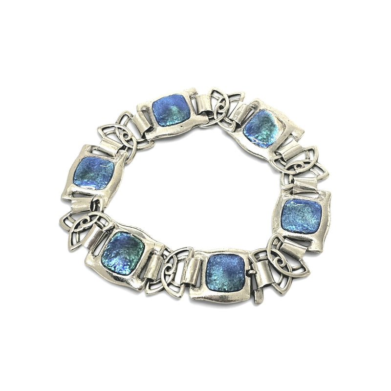 Rare Charles Horner Sterling Silver / Enamel Bracelet / In V&A
