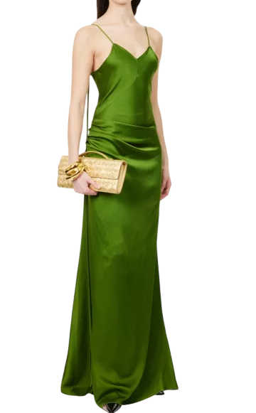Victoria Beckham Satin Maxi Dress