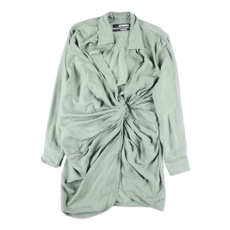 Jacquemus La Robe Bahia Tie-Detail Minidress