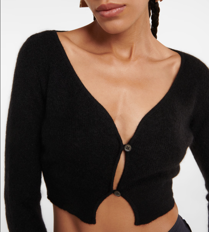 Jacquemus Le Cardigan Alzou Cropped Cardigan