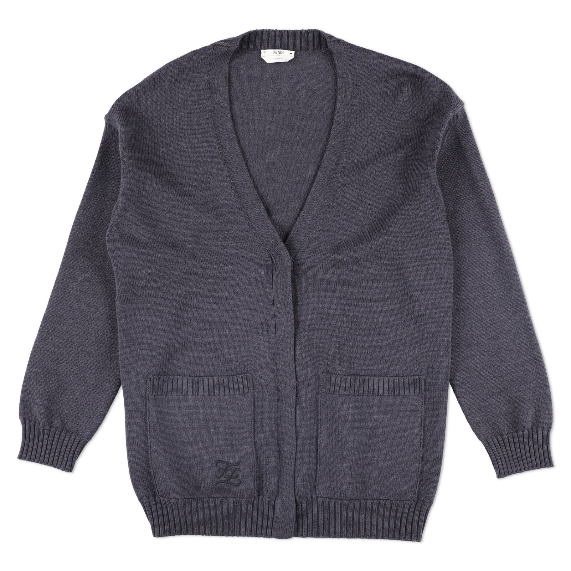 Fendi Wool V-neck Cardigan
