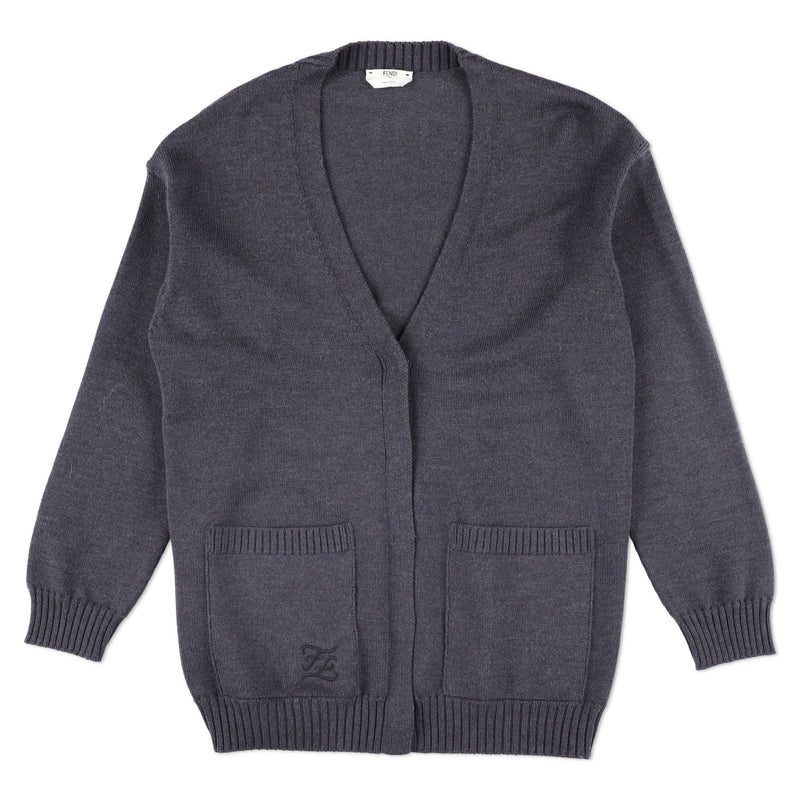 Fendi Wool V-neck Cardigan