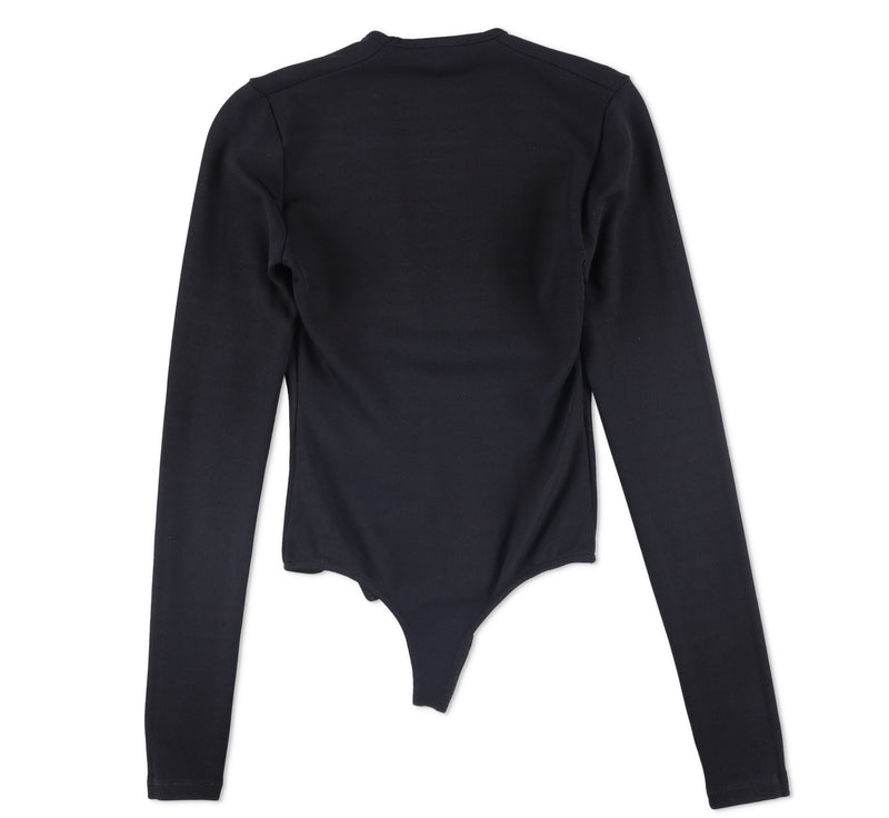 Agolde Zena Ribbed-Jersey Bodysuit