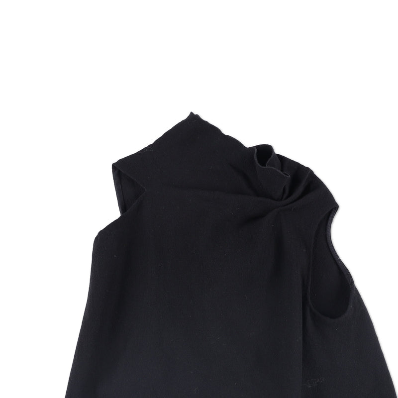 Roland Mouret Eugene Open-Back Draped Top