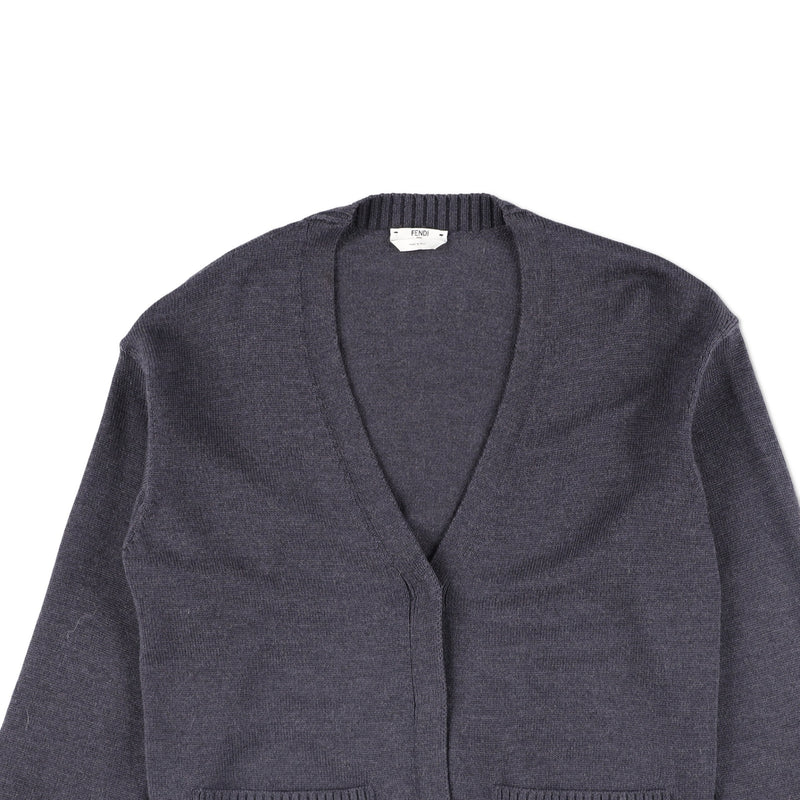 Fendi Wool V-neck Cardigan