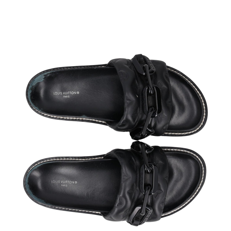 Louis Vuitton Sunset Flat Comfort Mule Slide Sandal