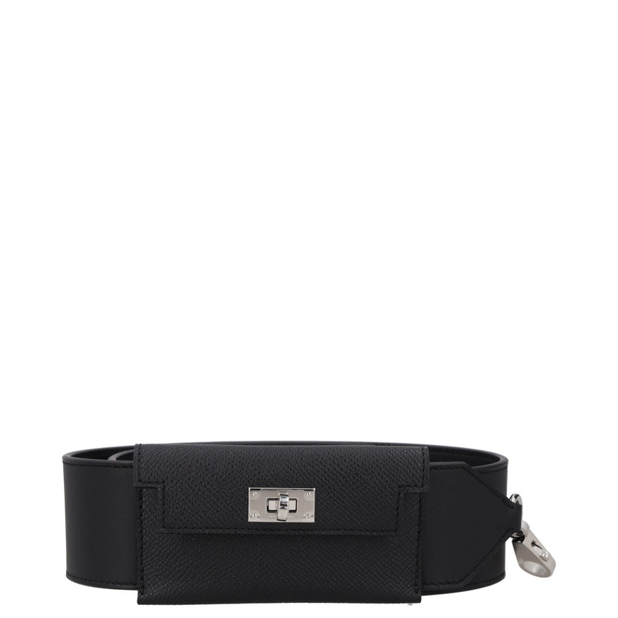 Hermès Kelly Pocket 50mm Bag Strap Black Leather