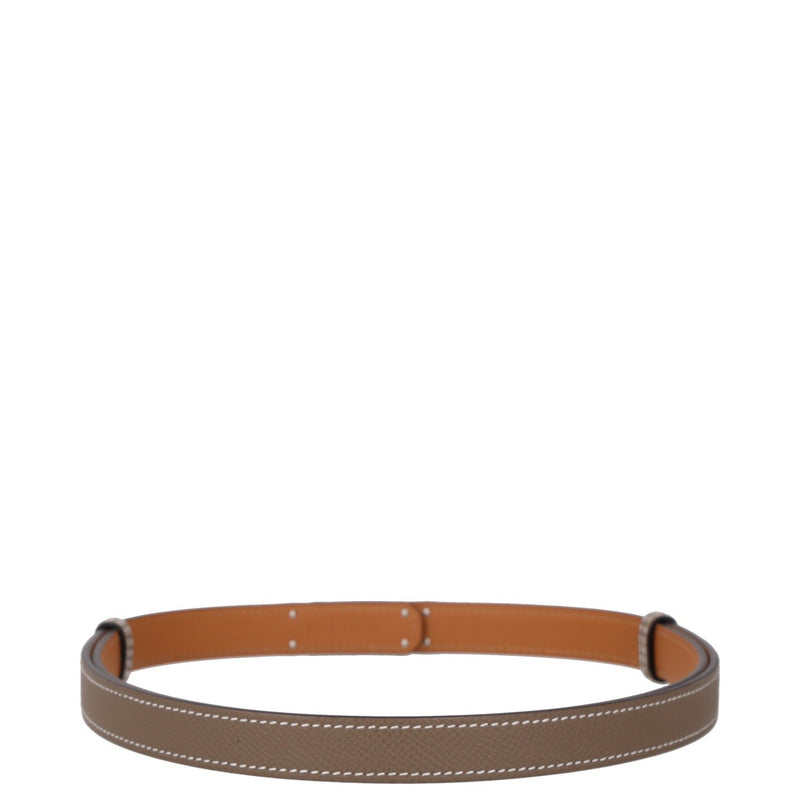 Hermès Leather belt in Epsom calfskin with Kelly buckle 18