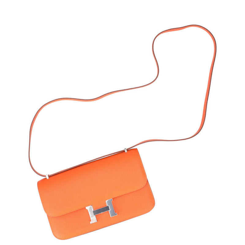 Hermès Constance Elan Bag with Palladium Hardware 25