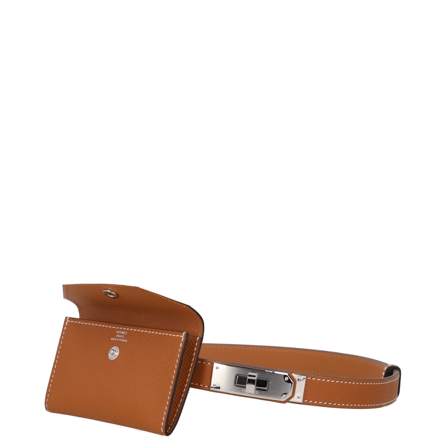 Hermès Kelly Pocket Belt 18 Gold Epsom Palladium Hardware