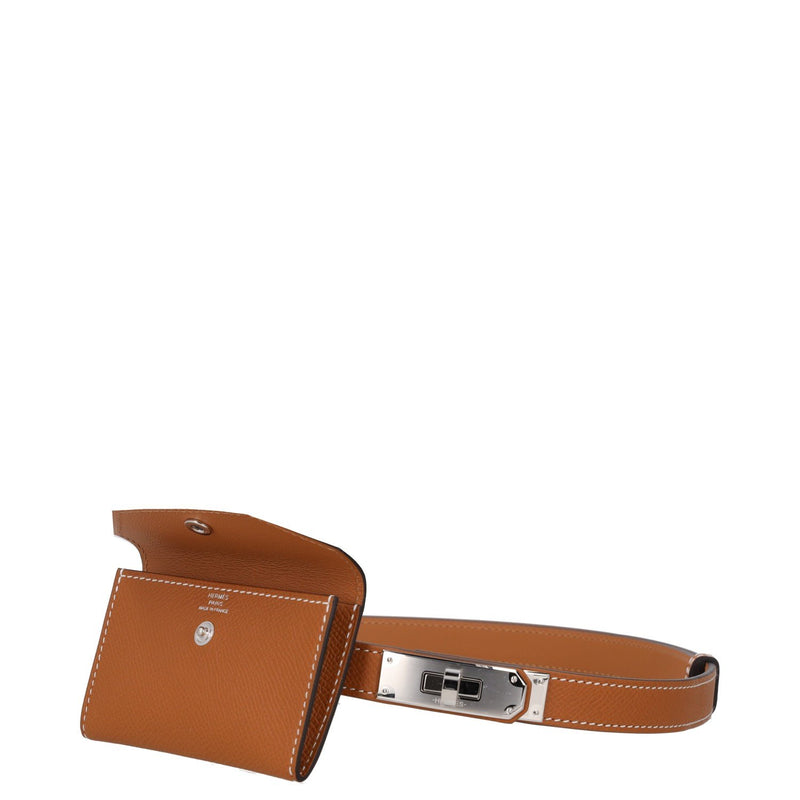 Hermès Kelly Pocket Belt 18 Gold Epsom Palladium Hardware
