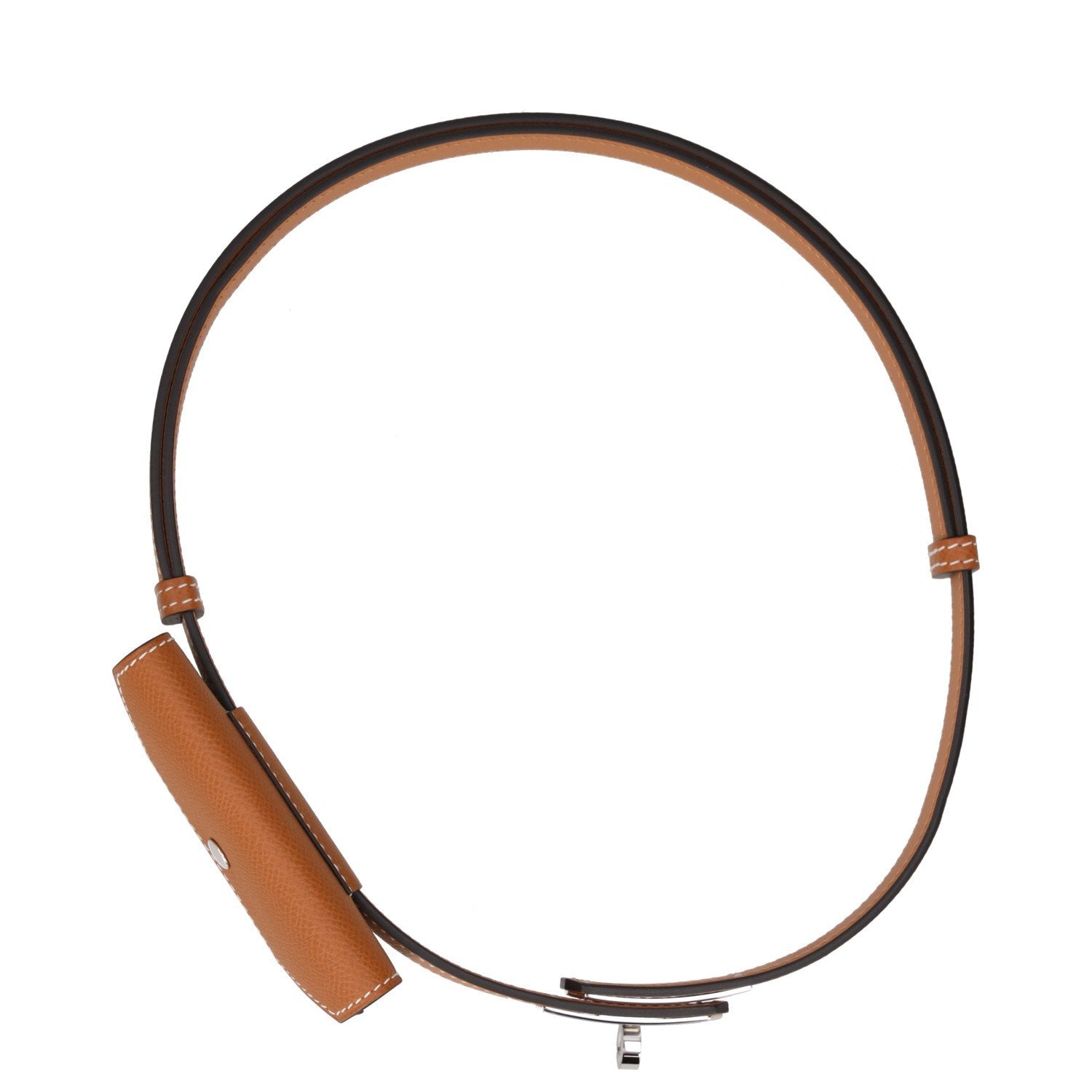 Hermès Kelly Pocket Belt 18 Gold Epsom Palladium Hardware