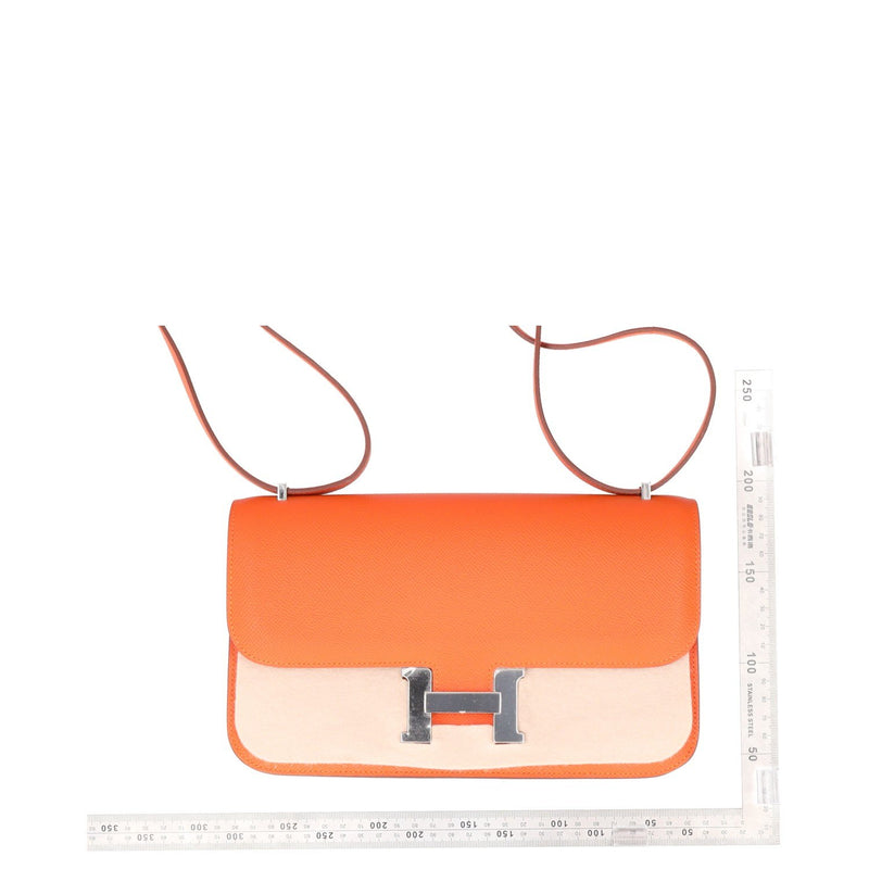 Hermès Constance Elan Bag with Palladium Hardware 25
