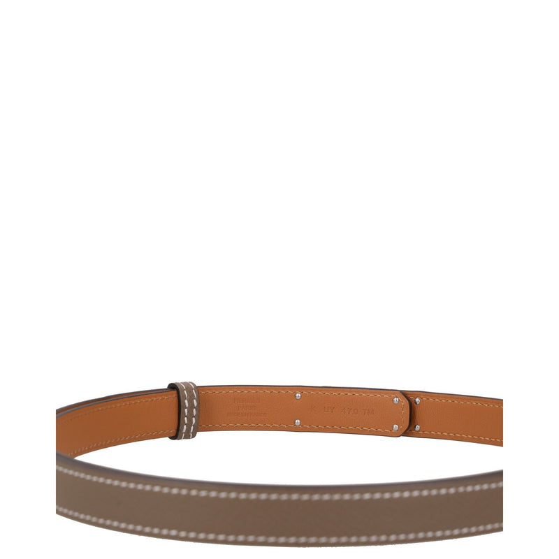 Hermès Leather belt in Epsom calfskin with Kelly buckle 18