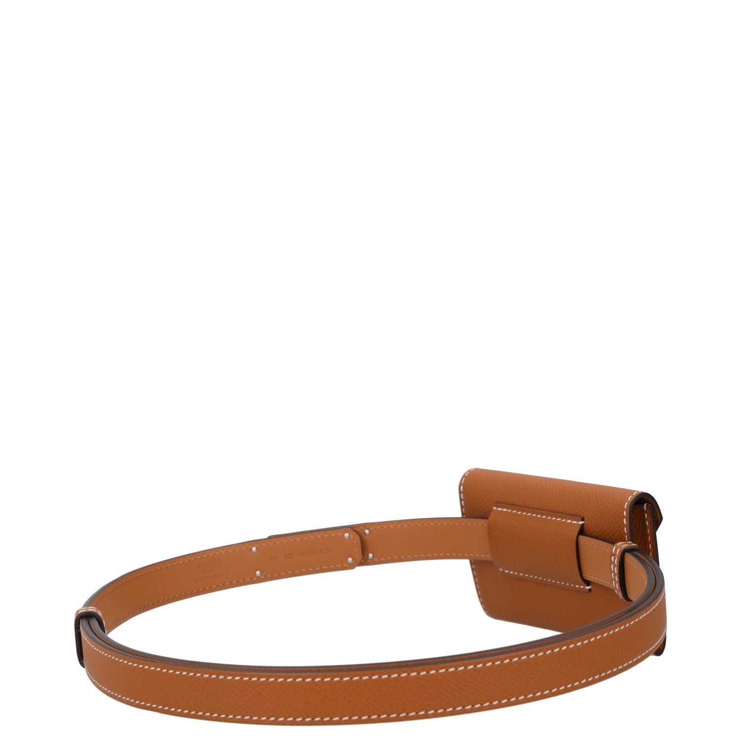 Hermès Kelly Pocket Belt 18 Gold Epsom Palladium Hardware
