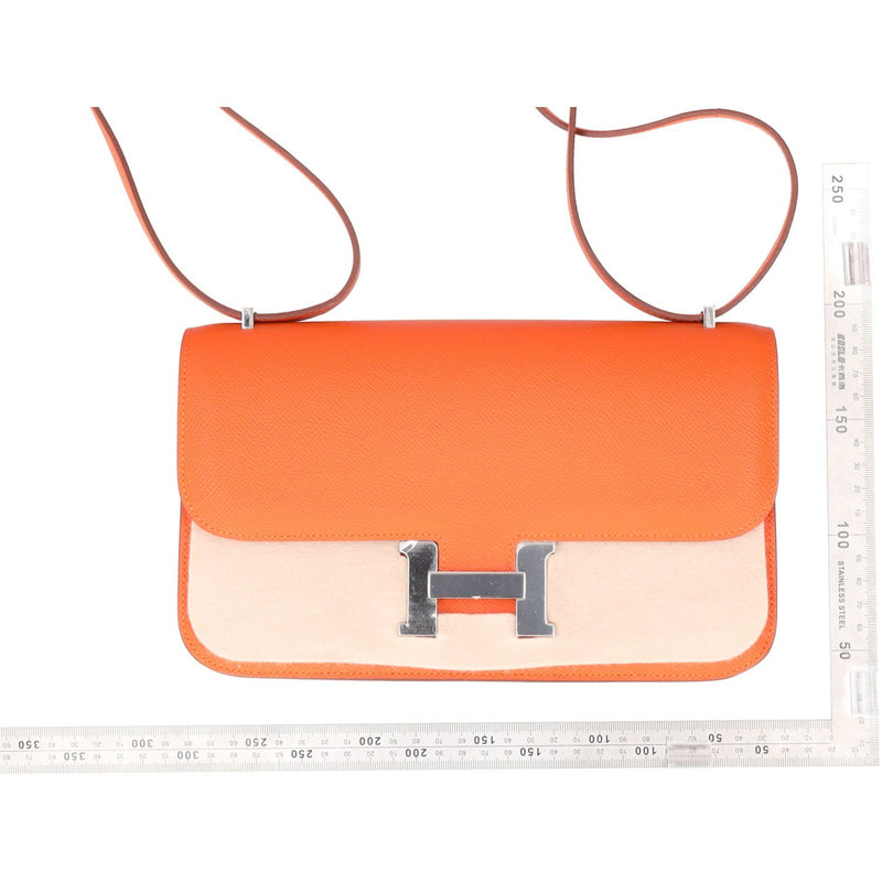 Hermès Constance Elan Bag with Palladium Hardware 25
