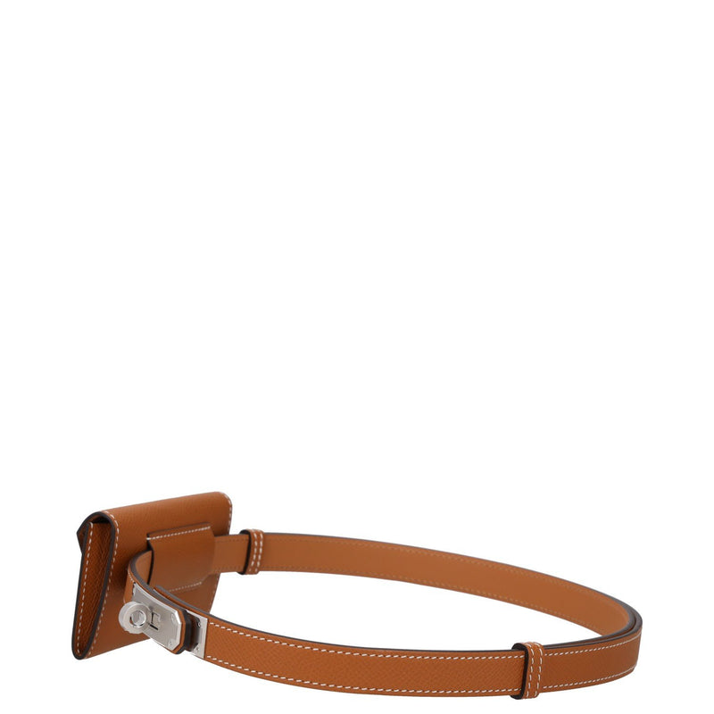 Hermès Kelly Pocket Belt 18 Gold Epsom Palladium Hardware