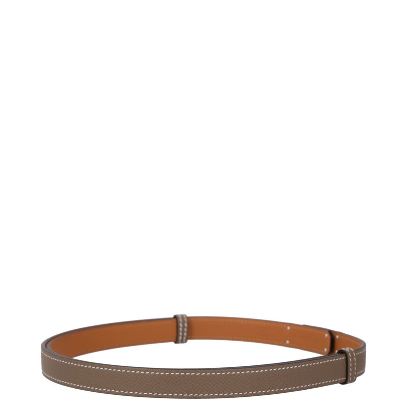 Hermès Leather belt in Epsom calfskin with Kelly buckle 18