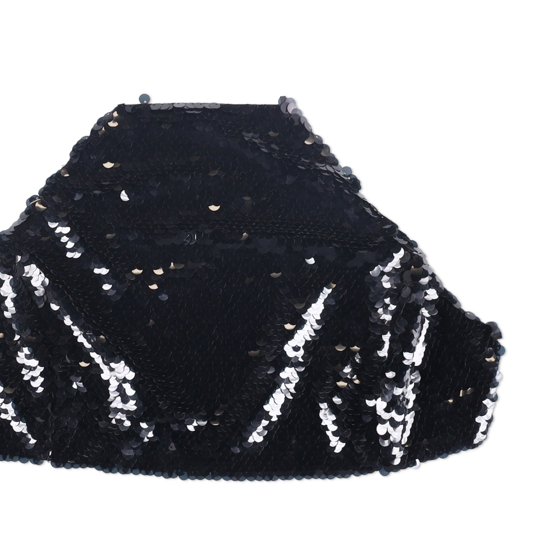 Magda Butrym Sequined Halterneck Crop Top