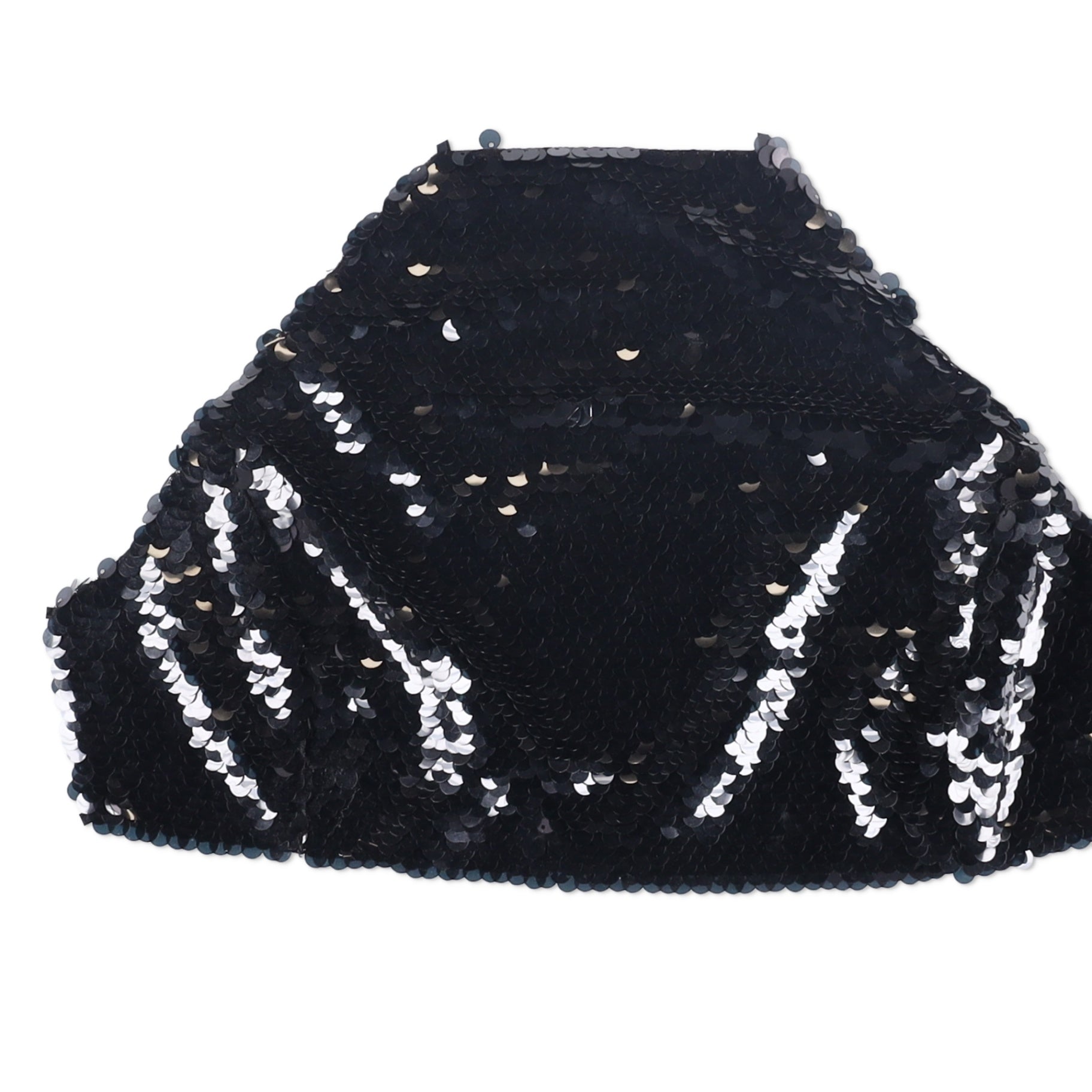 Magda Butrym Sequined Halterneck Crop Top