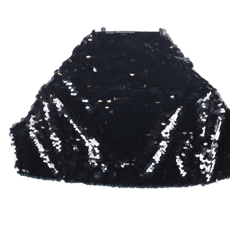 Magda Butrym Sequined Halterneck Crop Top