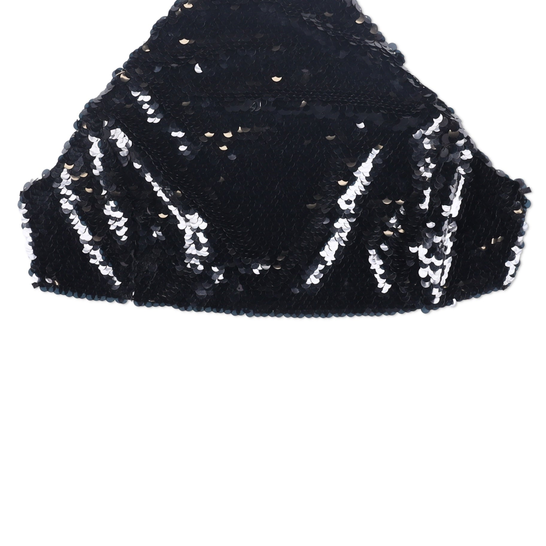 Magda Butrym Sequined Halterneck Crop Top
