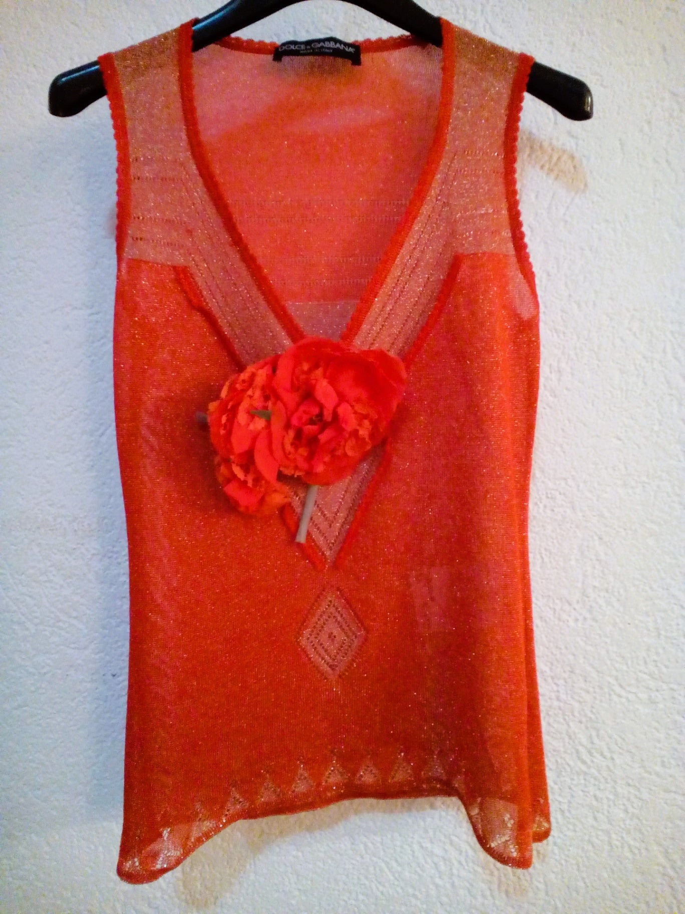 DOLCE&GABBANA VISCOSE BLEND TANK TOP