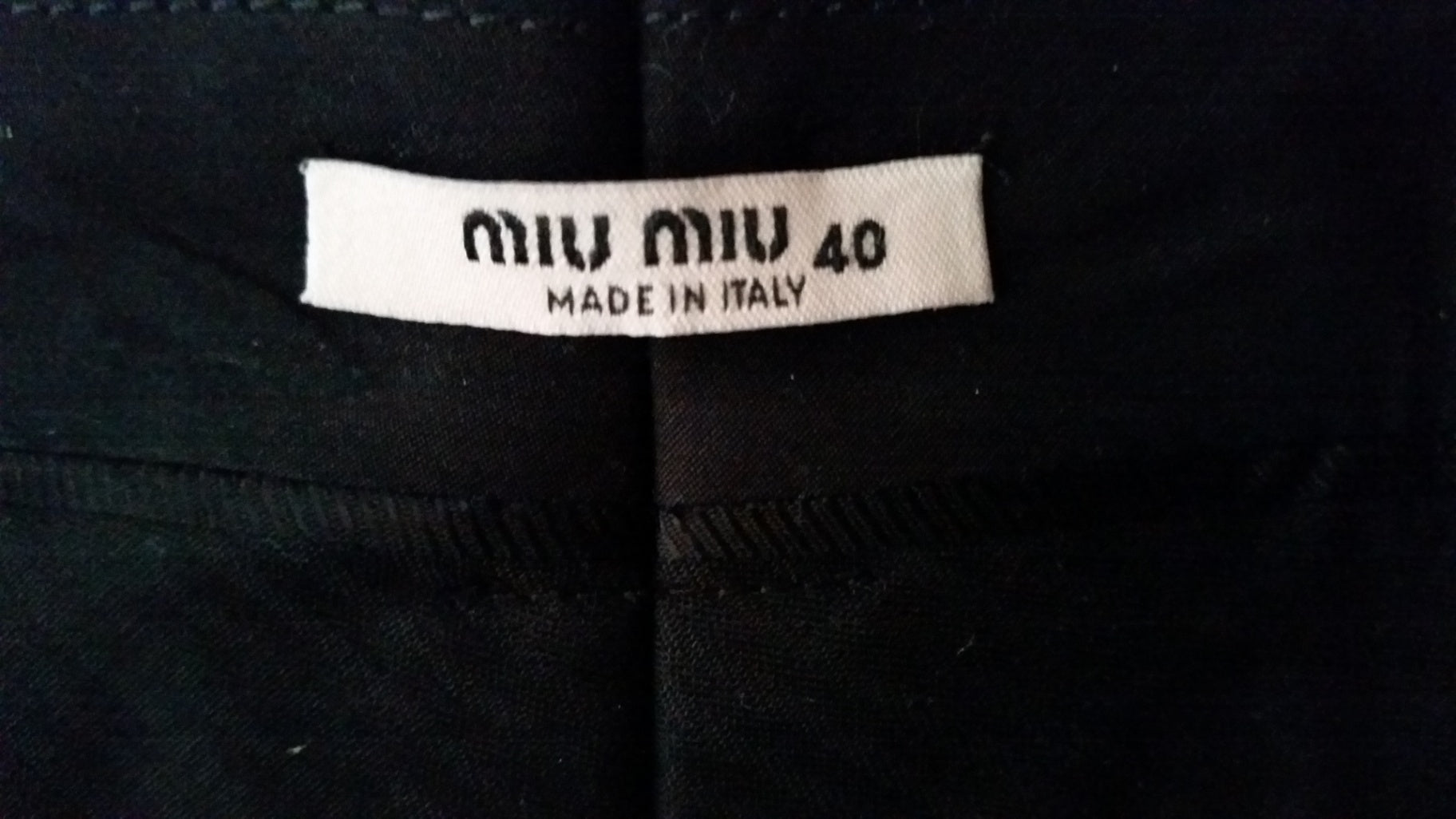 Miu Miu Trousers 40 Blue