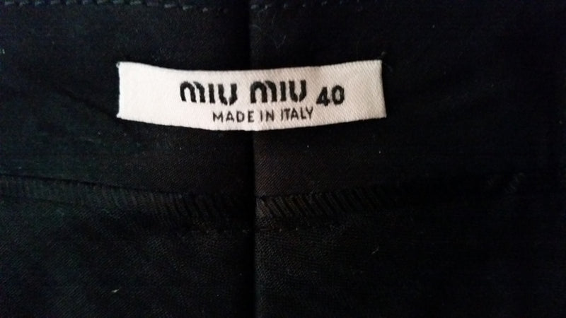 Miu Miu Trousers 40 Blue