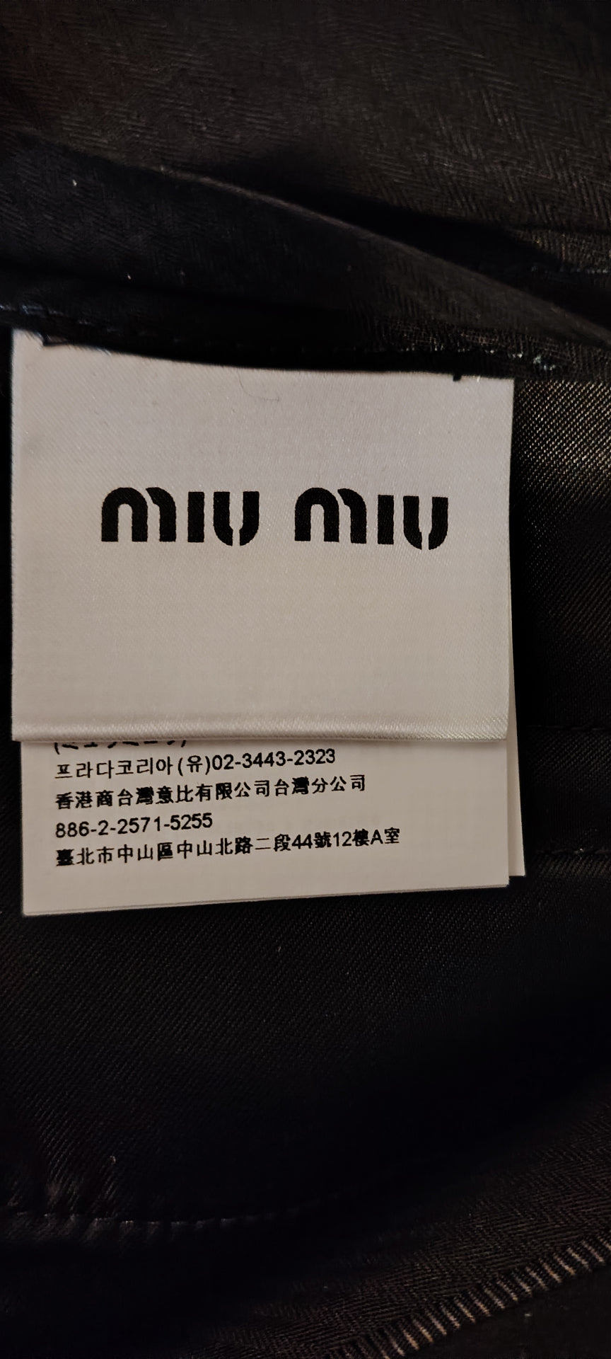 Miu Miu Trousers 40 Blue